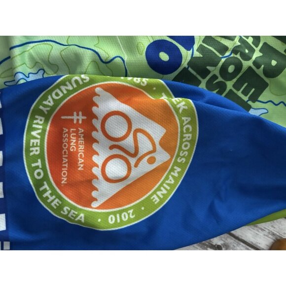 Trek across Maine 2010 men’s Bike cycling shirt XL Cyclist Gear Jersey - Picture 10 of 12